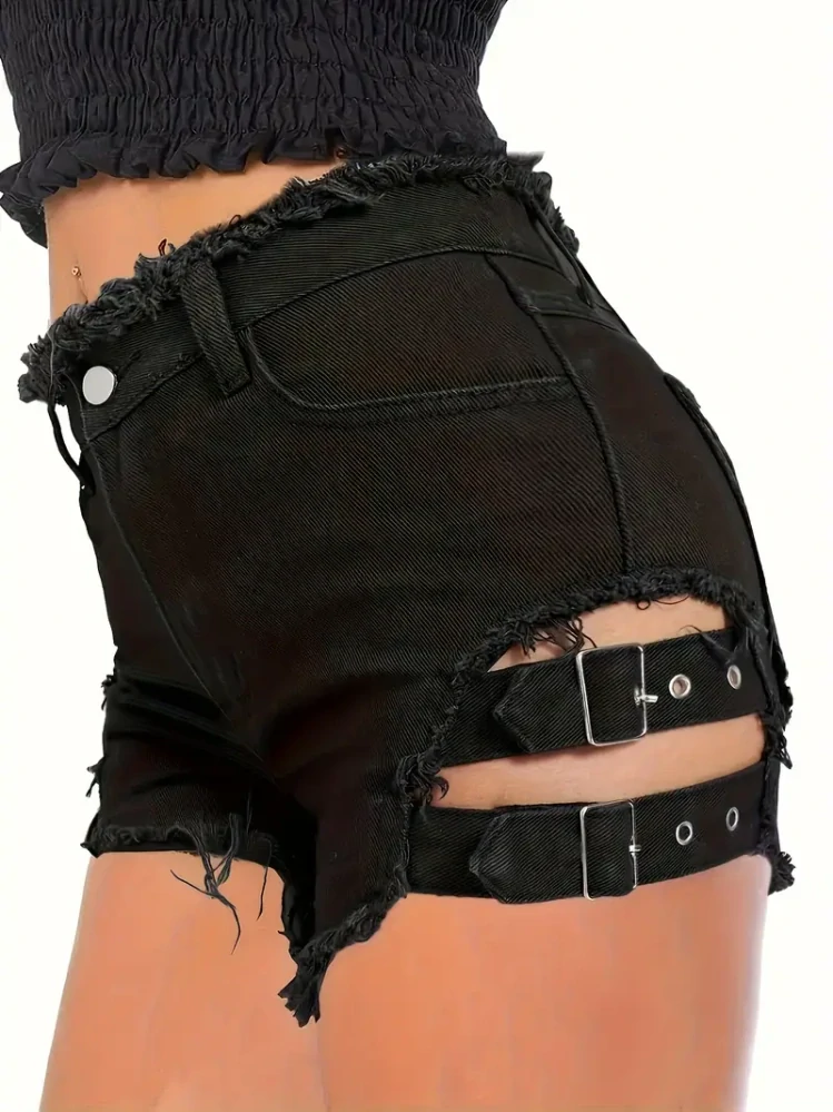 Kraťasy Black Jeans Rock