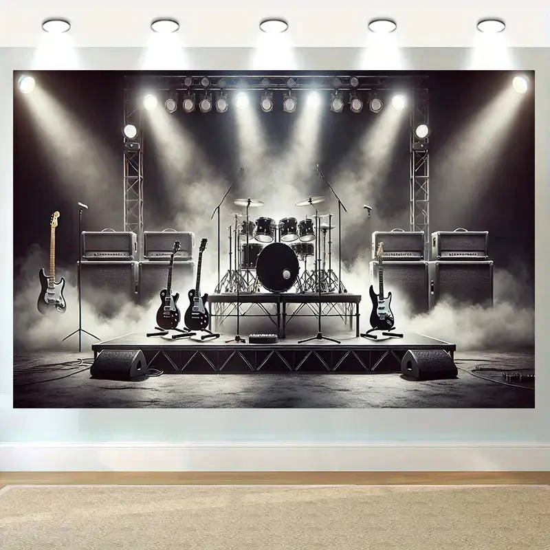 Tapisérie Rock Stage Heavy