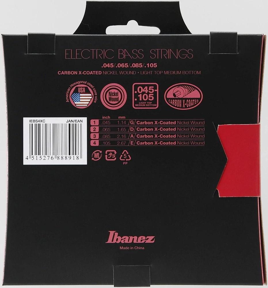 IBANEZ Saiten Set for 4 String Bass - Light Top Medium Bottom