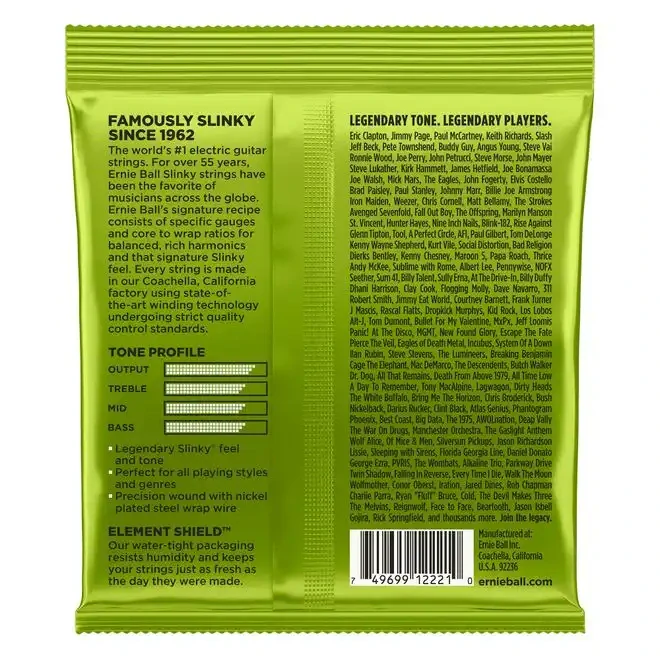 2221 Ernie Ball Regular Slinky Nickel Wound Electric Guitar Strings .010 - .046 - struny na elektrickou kytaru