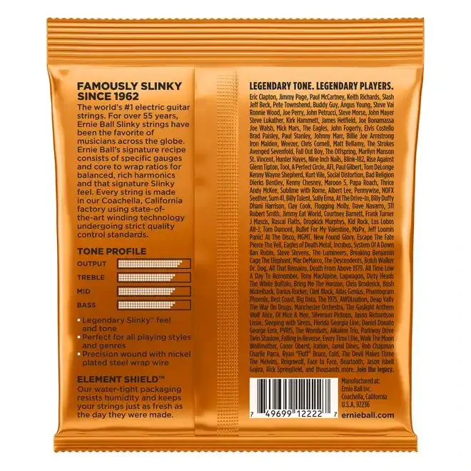 2222 Ernie Ball Hybrid Slinky Nickel Wound Electric Guitar Strings .009 - .046 - struny na elektrickou kytaru
