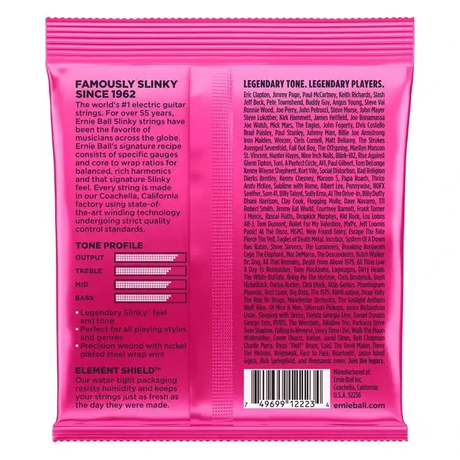2223 Ernie Ball Super Slinky Nickel Wound Electric Guitar Strings .009 - .042 - struny na elektrickou kytaru