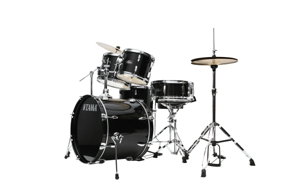 TAMA Stagestar Drum Set 5 pcs (20" BD) - Black Night Sparkle/Chrome HW + MEINL Cymbals BCS Cymbal Set
