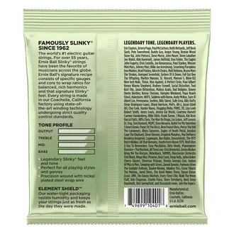 2618 Ernie Ball Magnum Slinky Nickel Wound struny na elektrickou kytaru 12 - 56 Gauge
