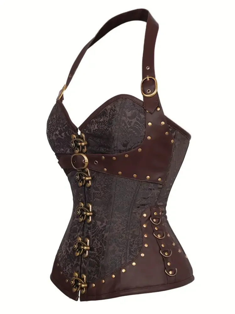 Korzet Jacquard Halter