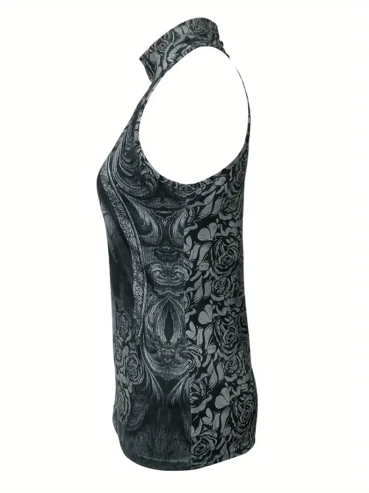 Tričko top Skull Roses