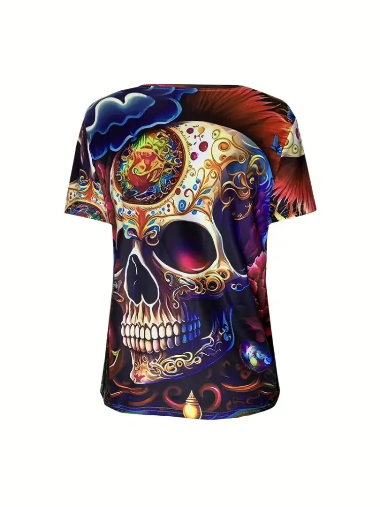 Tričko Crazy Skull