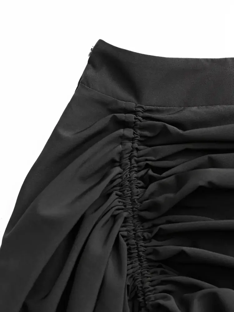 Sukně s volánkovým lemem