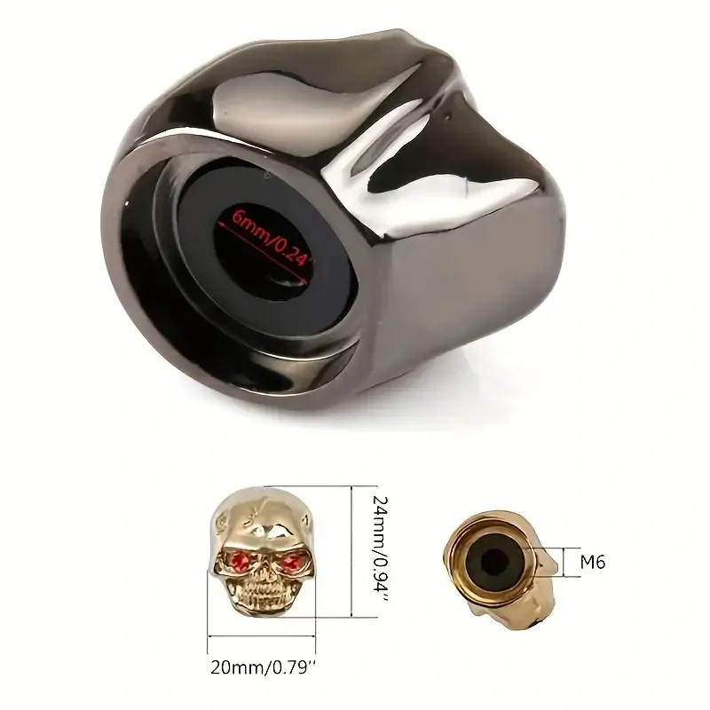 Knoflíky Skull Yamamoto