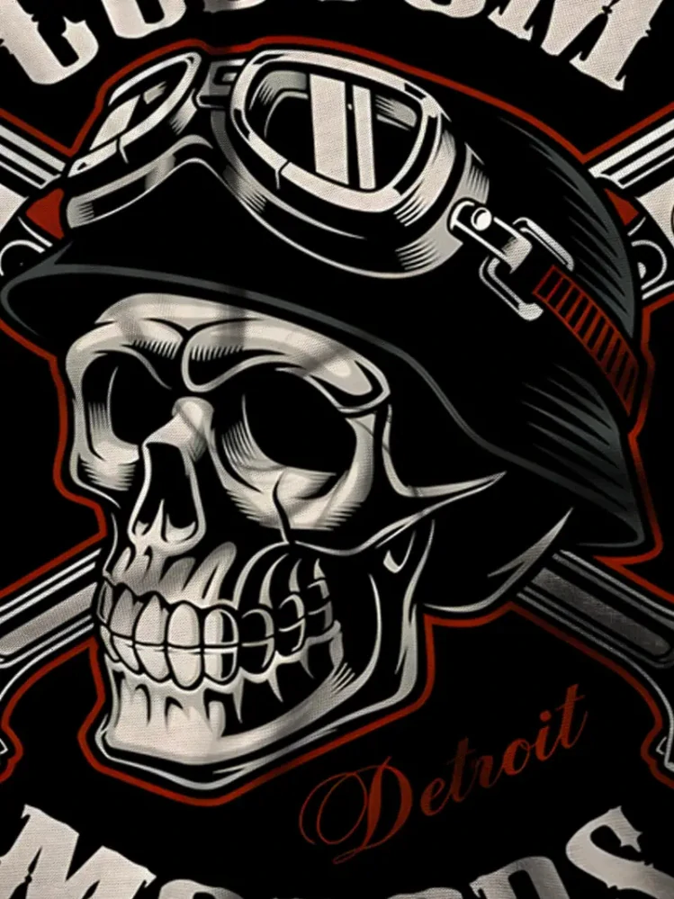 Tričko Detroit Skull Motors