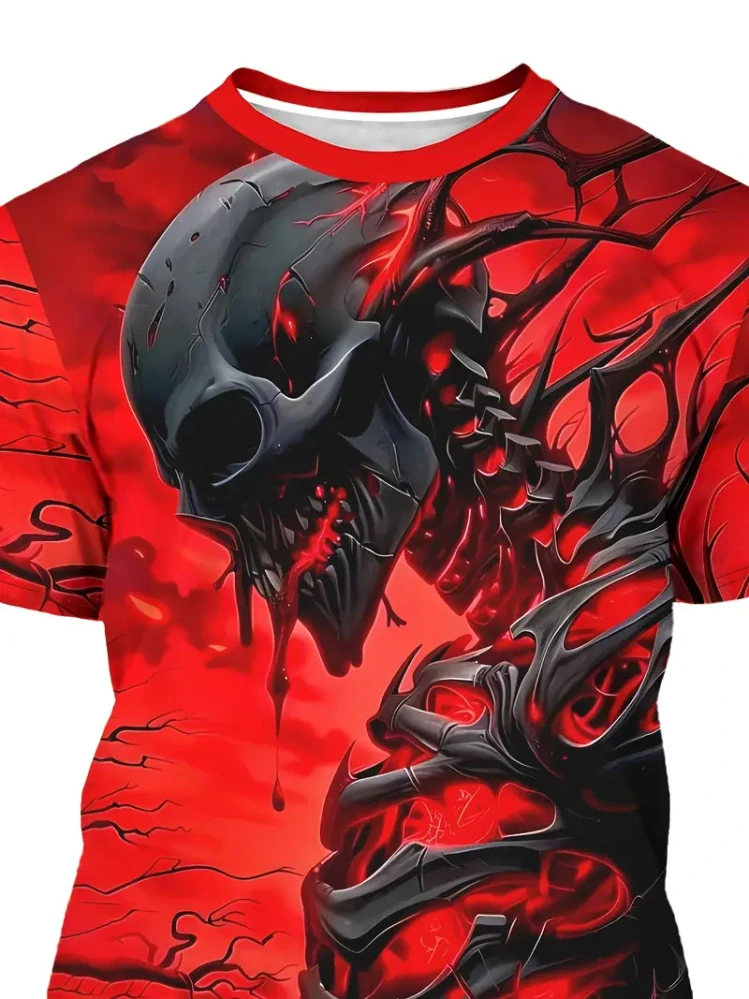 Tričko Skull Fire