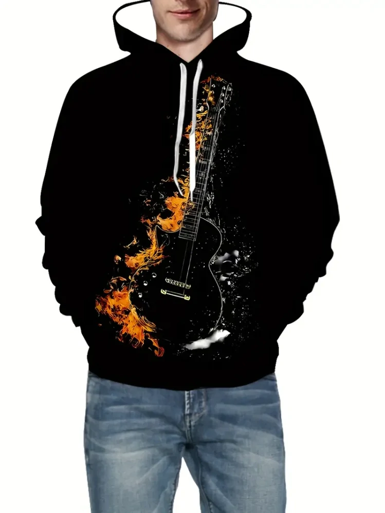 Mikina Black Guitar