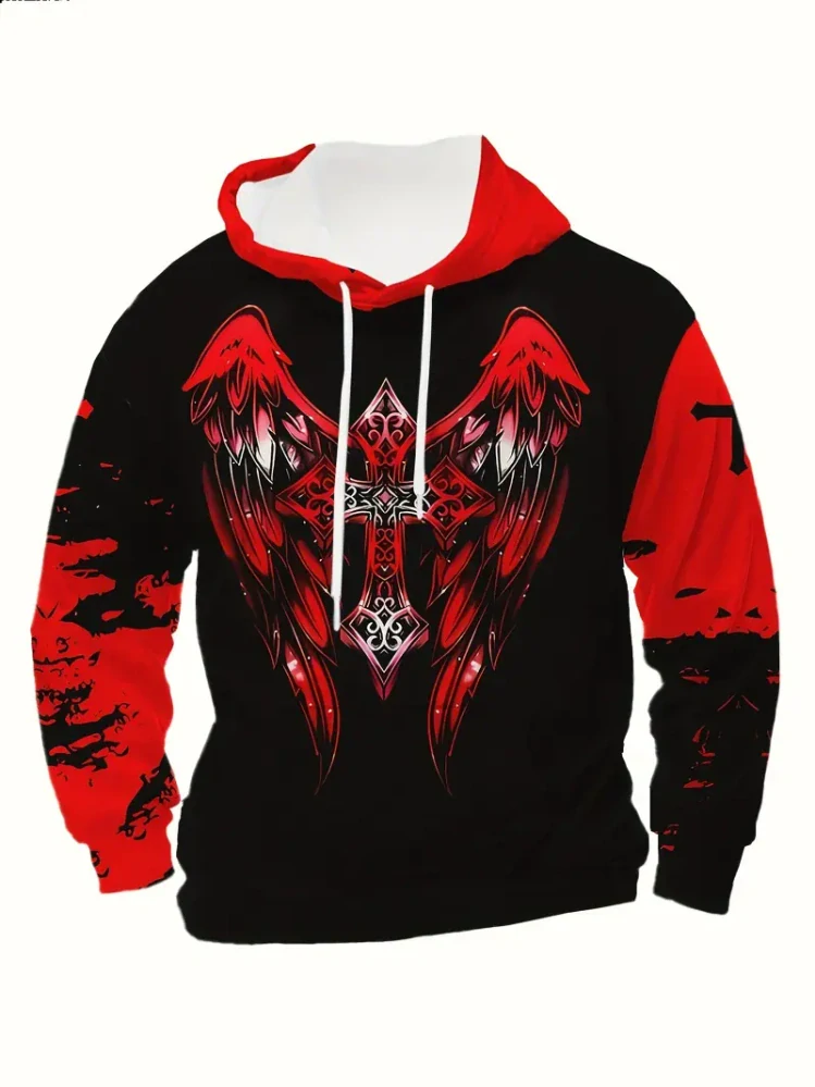 Mikina Red Cross Wings