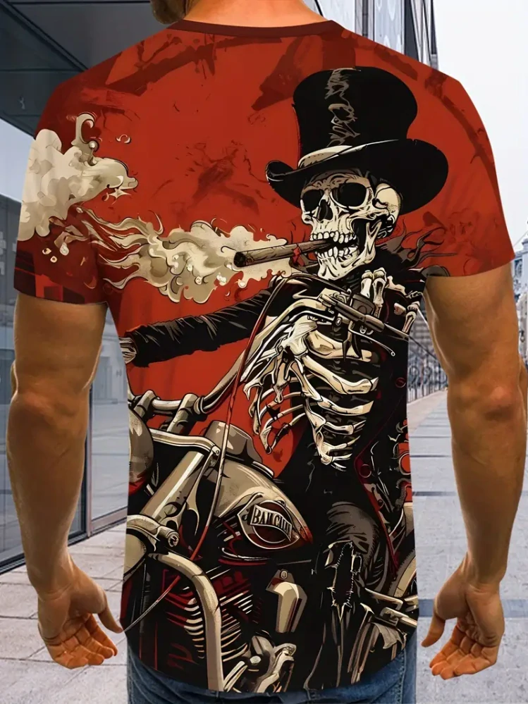 Tričko Skull Rider Gentleman