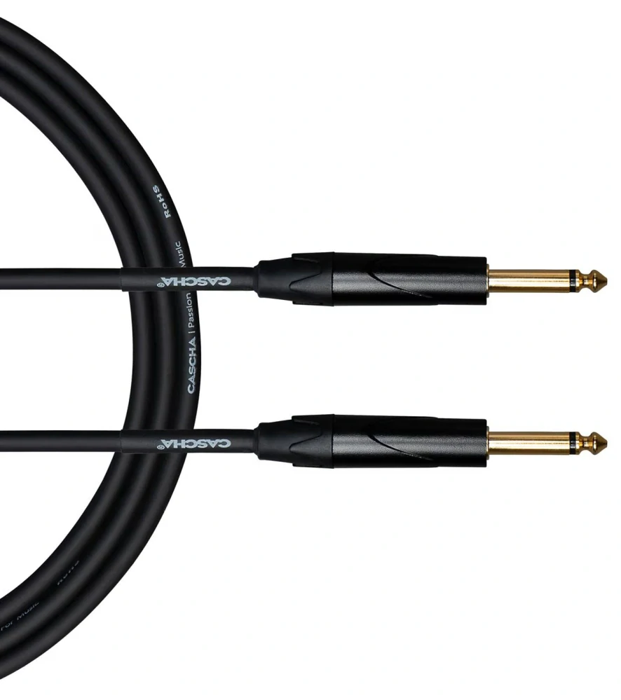Cascha Advanced Line Guitar Cable Black 3m