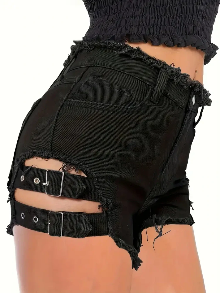 Kraťasy Black Jeans Rock
