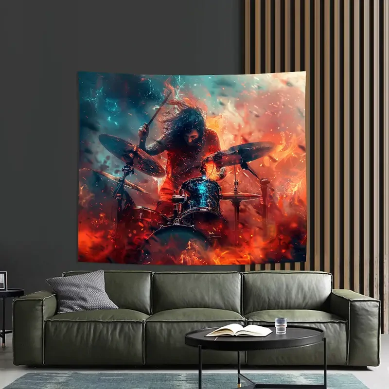 Tapisérie Drumms Fire