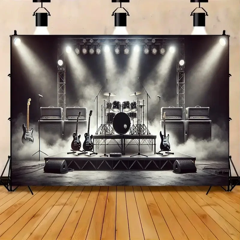 Tapisérie Rock Stage Heavy