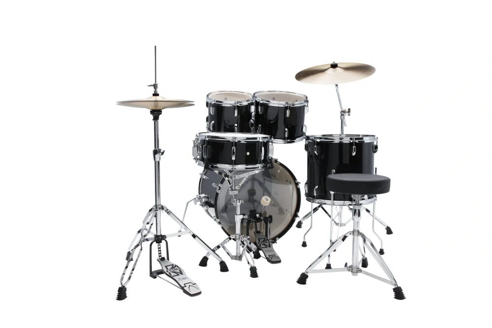 TAMA Stagestar Drum Set 5 pcs (20" BD) - Black Night Sparkle/Chrome HW + MEINL Cymbals BCS Cymbal Set