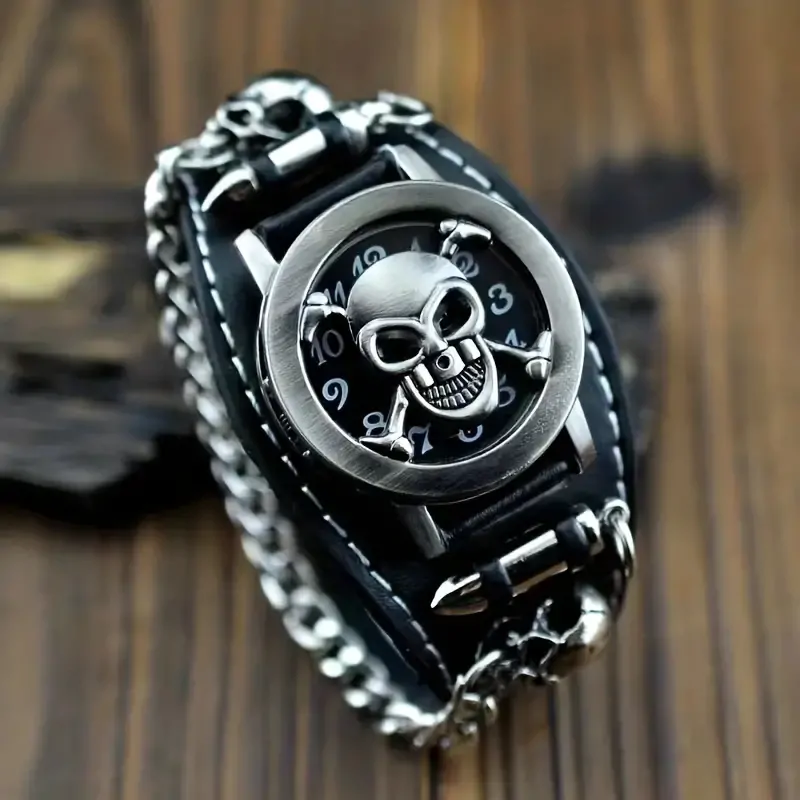 Hodinky Skull Skeleton Quartz