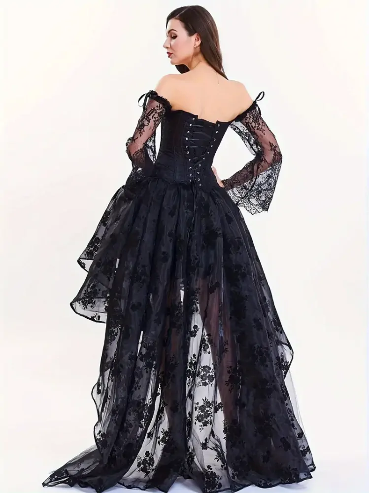 Korzetové šaty Lady Black