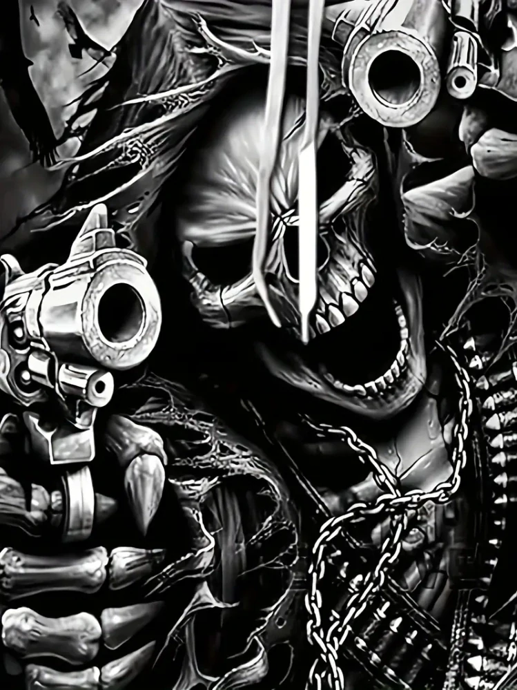 Mikina Skull Guns