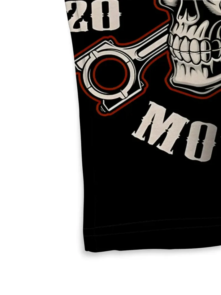 Tričko Detroit Skull Motors