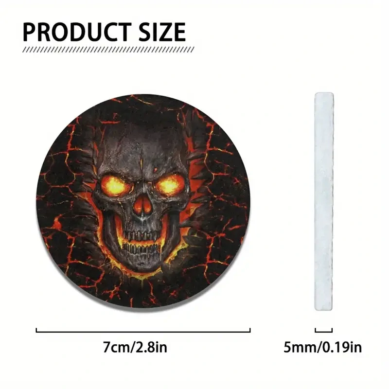 Autopodložka Skull Fire