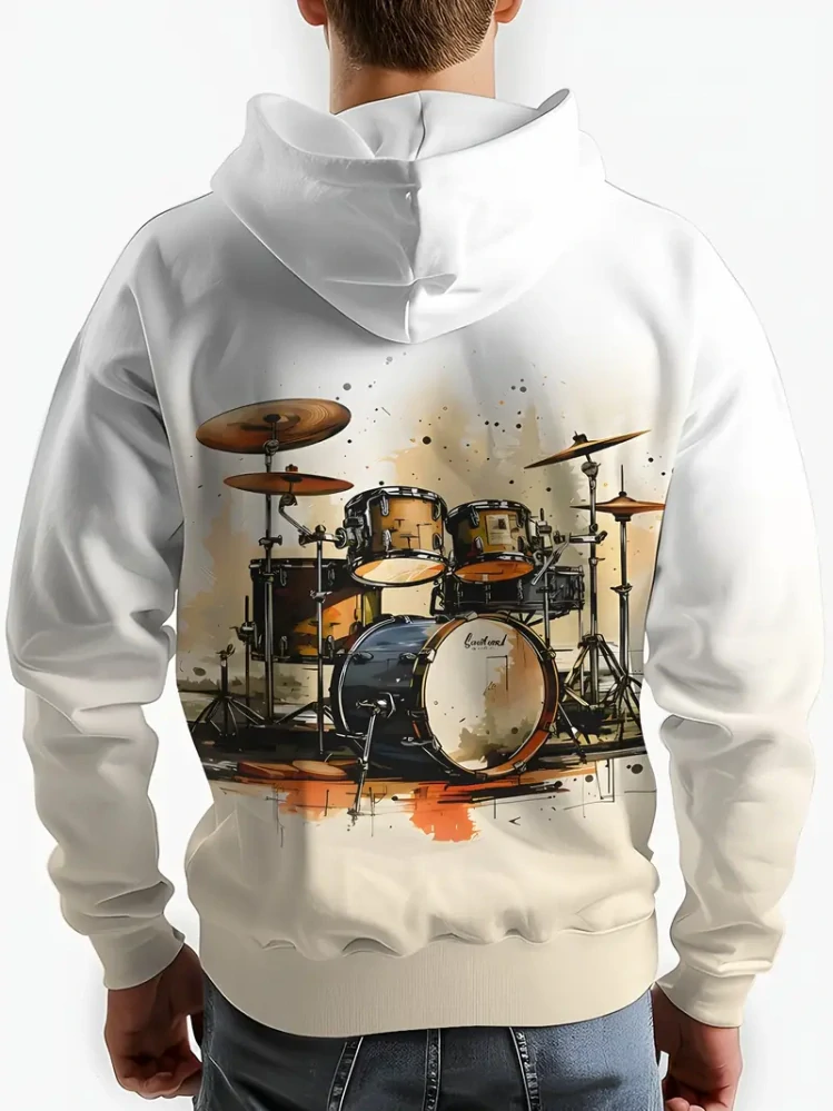 Mikina Drumms White
