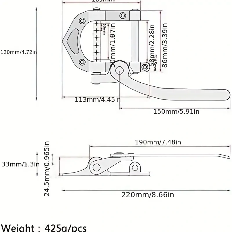 Kytarové tremolo Vibrato Tailpiece