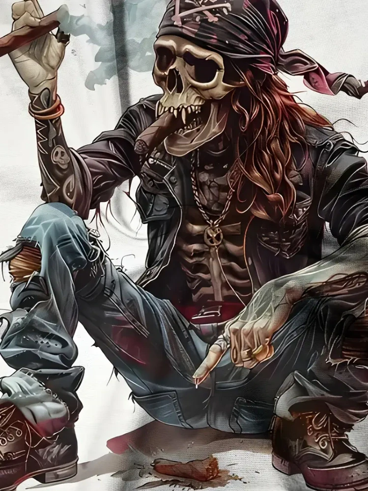 Tričko Rock Pirate Skull