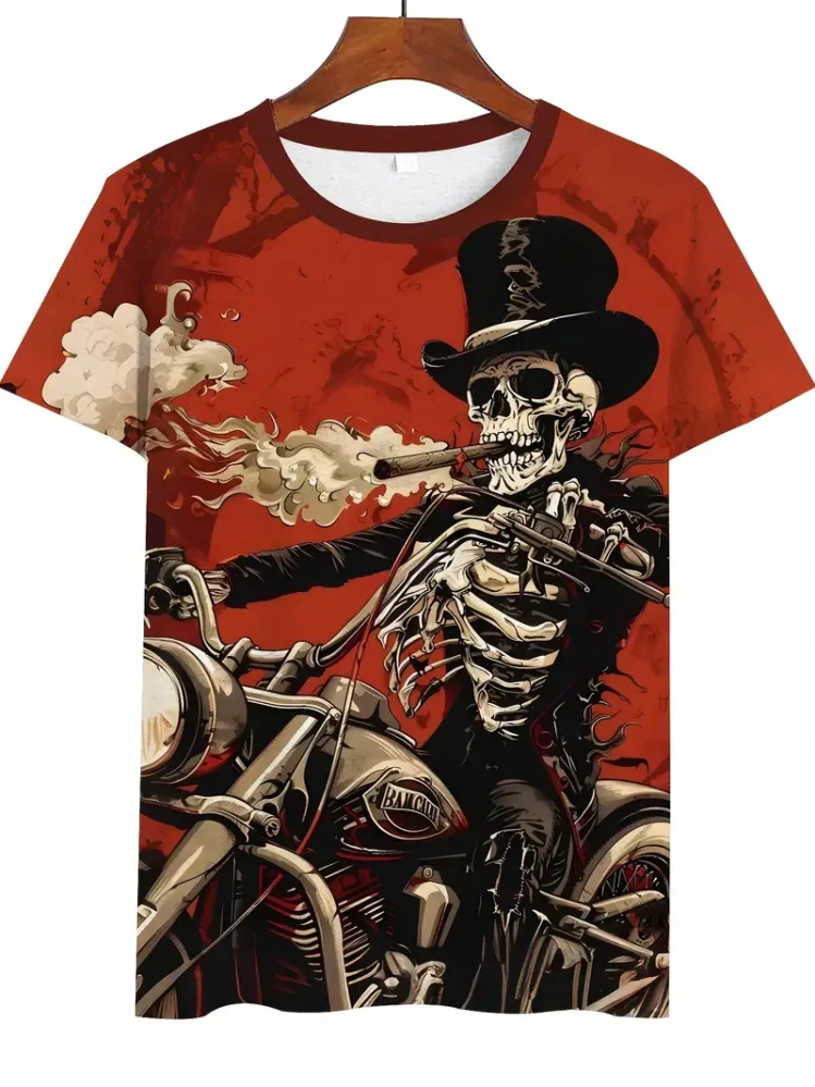 Tričko Skull Rider Gentleman