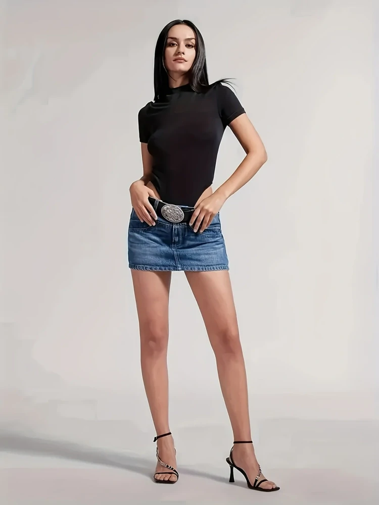Minisukně Jeans Rock