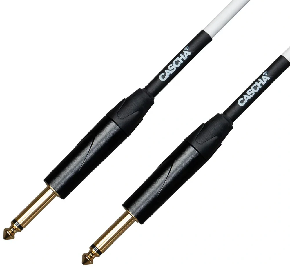 Cascha Advanced Line Guitar Cable White 3m