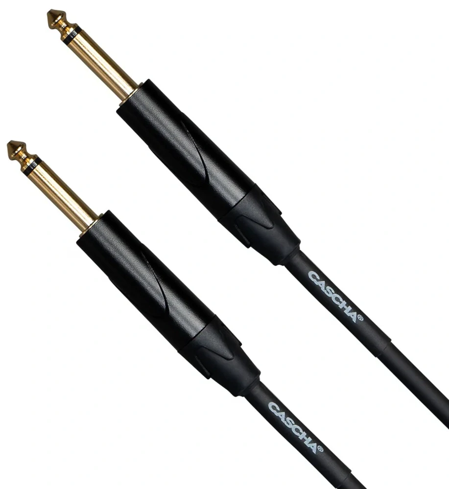 Cascha Advanced Line Guitar Cable Black 3m