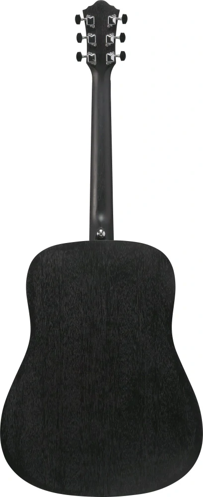 IBANEZ Jampack Acoustic Guitar Set 6-String - Weathered Black Open Pore + Gig Bag, Strap, Tuner & Picks