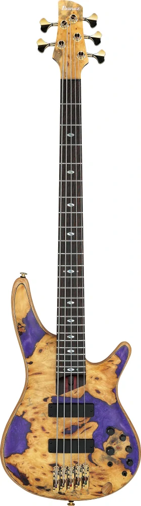 IBANEZ j.custom SR Electric Bass 5-String - Natural Low Gloss + Case