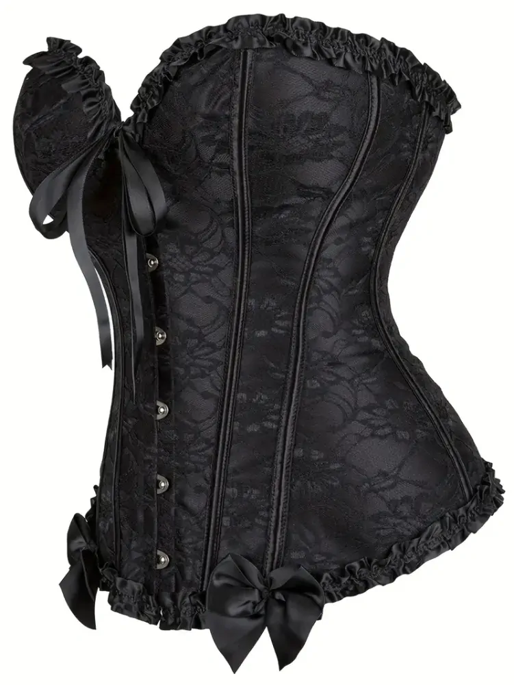 Korzet Bustier Red Black