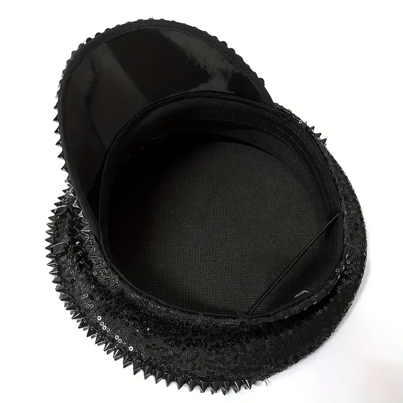 Čepice luxusní punková nýtovaná