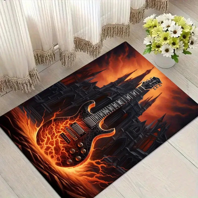 Koberec Guitar Flames Castle
