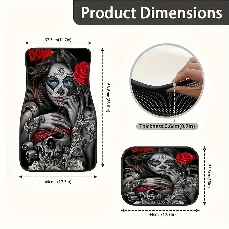 Autokoberečky Skull Women Demon