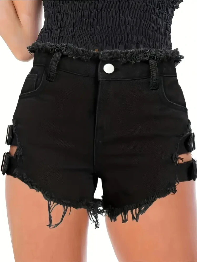 Kraťasy Black Jeans Rock