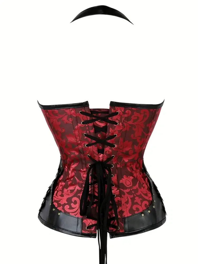 Korzet Jacquard Halter