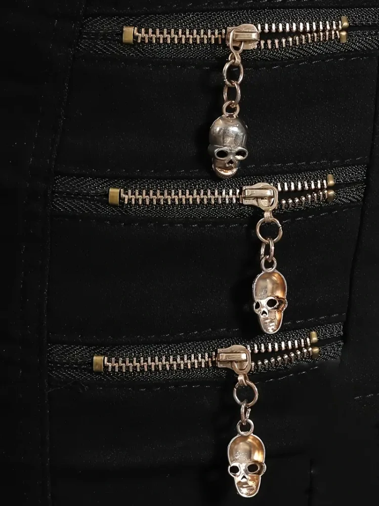 Kalhoty Black Hard Skull
