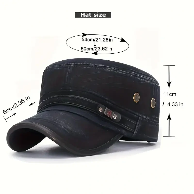 Čepice Leather Edge