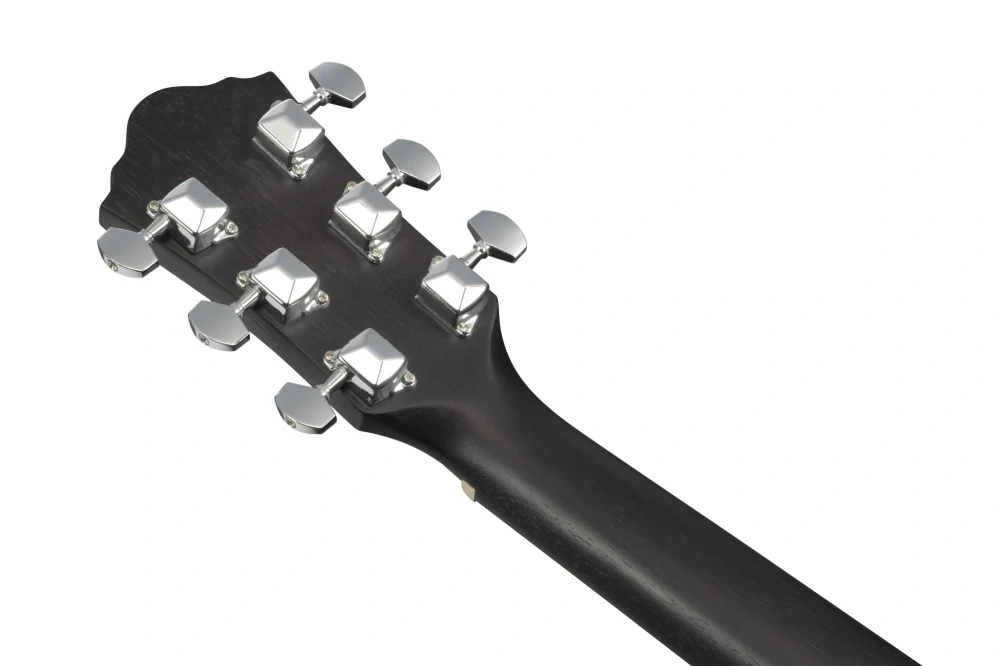 IBANEZ Jampack Acoustic Guitar Set 6-String - Weathered Black Open Pore + Gig Bag, Strap, Tuner & Picks